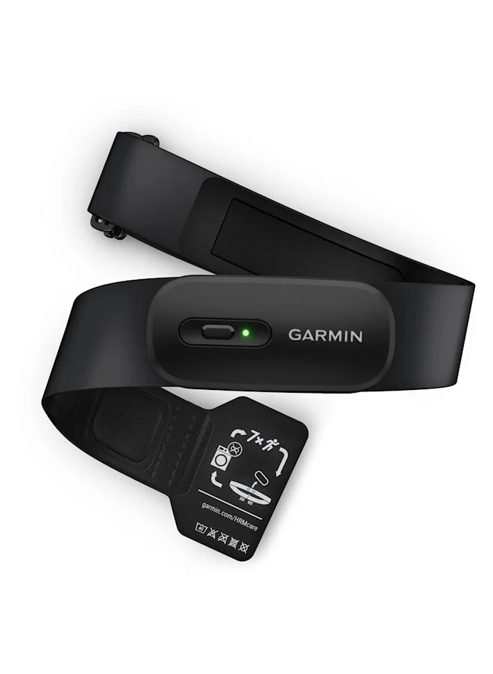 Premium Heart Rate Monitor Chest Strap with Bluetooth Connectivity and Waterproof Design (Black, Medium-Large) 77xr5
