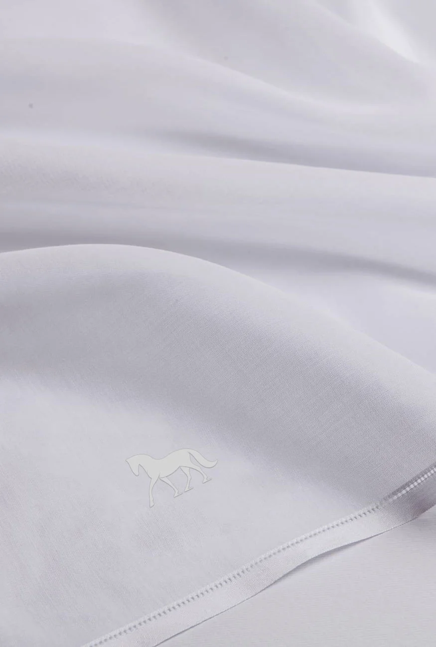 Bait Al Thobe Premium White Ghatra Traditional Headwear for Men (140 cm x 140 cm) w53fd