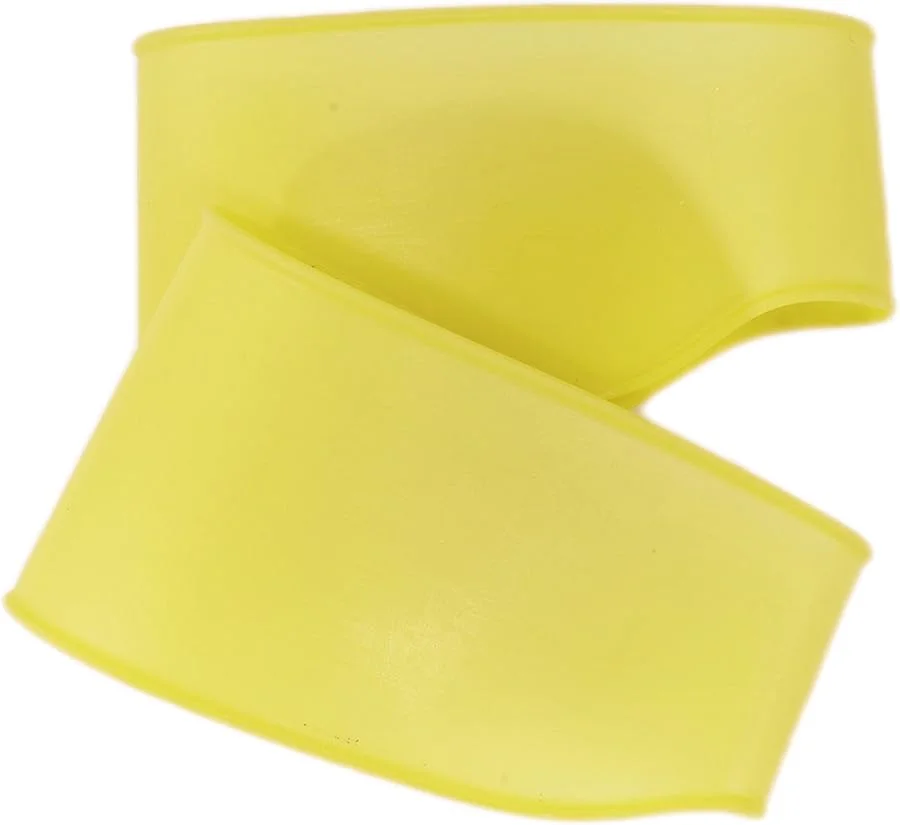 Premium Soccer Cleat Lace Covers Elastic Bands for Football Shoes (Yellow, 2 Pack) waott