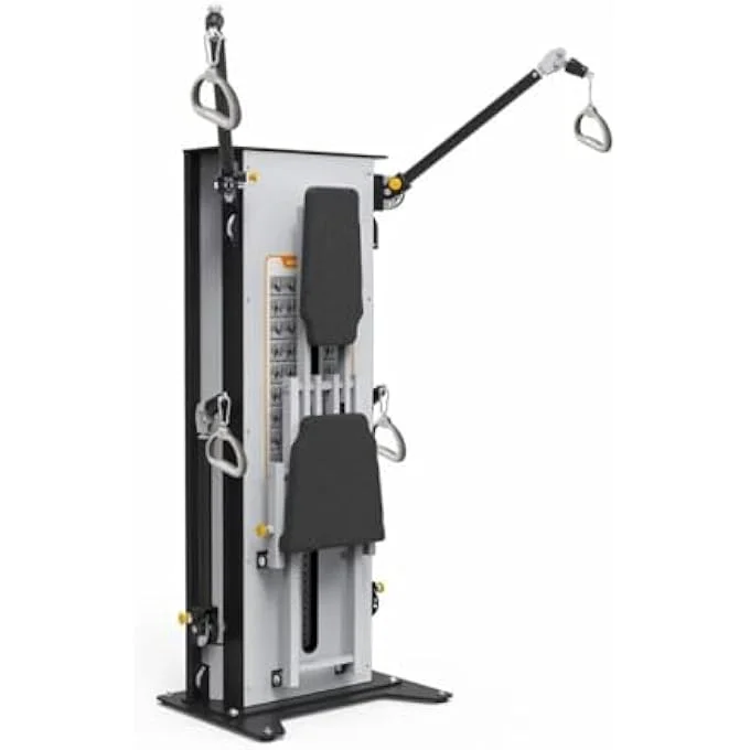 Rayihni Multifunctional Home Gym Trainer with 60kg Weight Stack (Heavy-Duty Steel, Professional Strength Training) 4vsrj