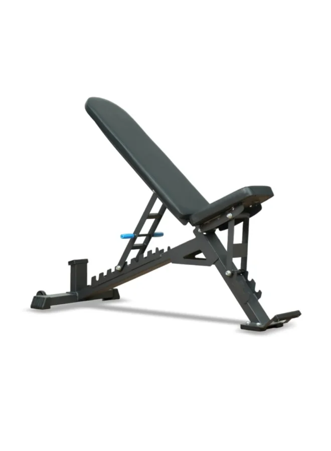 Axox Fitness Multi-Adjustable Incline Flat Bench for Strength Training (Black, 120 cm) kq52b