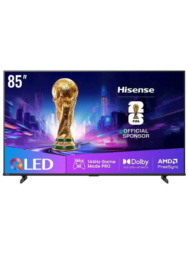 Hisense 85 inch QLED 144Hz Smart TV E8Q Quantum Dot 4K UHD HDR Premium Gaming Display (Black, 85 inch) 2im3d