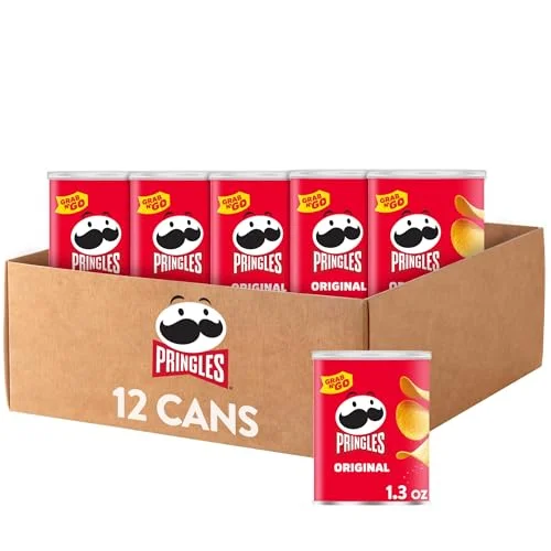 Pringles Original Potato Crisps Savory Snack Packs (12 x 40 g) 14y7v