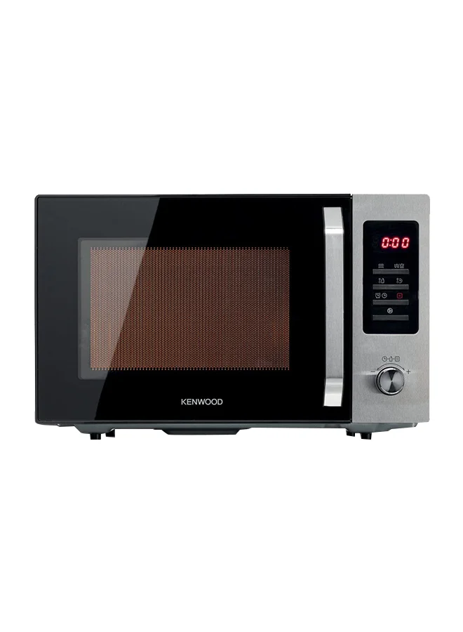 Premium Countertop Microwave Oven with Grill and Defrost Function, 11 Power Levels, Digital Display, 30 L Capacity (Black) 6k1mt