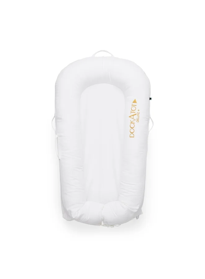 Premium Baby Lounger Nesting Pod for Infants (Pristine White, 0-8 Months) y9e2e