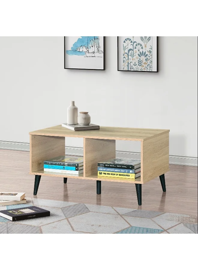 Home Box Movo-Lasero Coffee Table (Oak, 120 cm x 60 cm) j1kff
