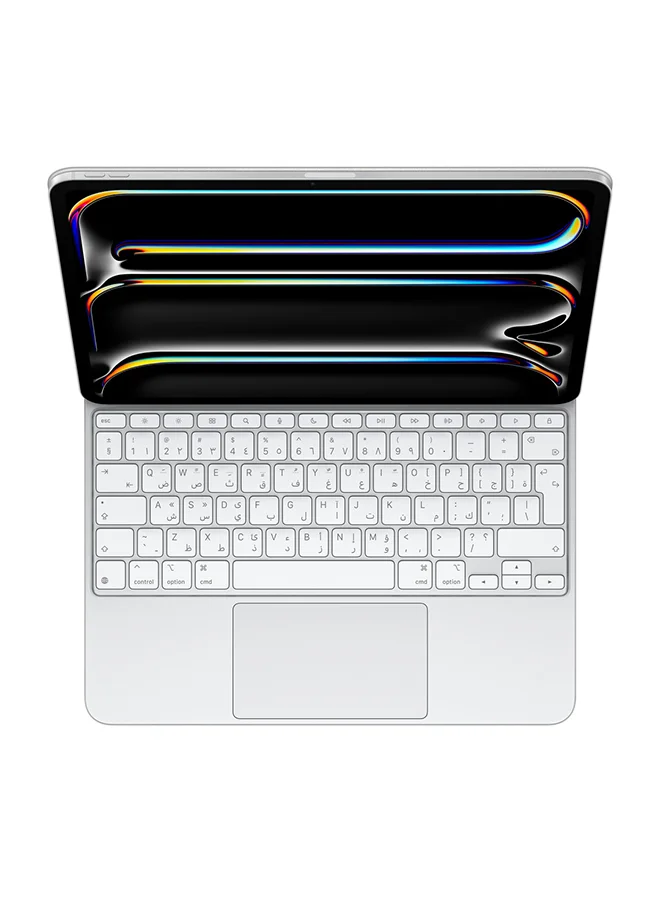 Premium Smart Wireless Backlit Keyboard for 13-inch Tablet (White, 13-inch) jb9pz