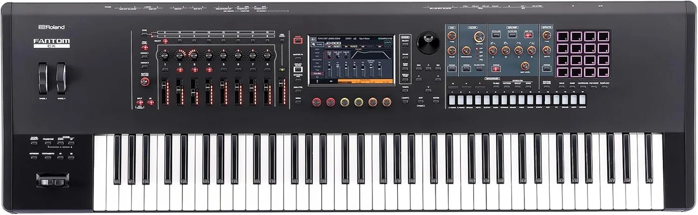 Professional 76-Key Music Synthesizer Keyboard Workstation with Advanced Sound Engine and Integrated Sequencer 4j5g8