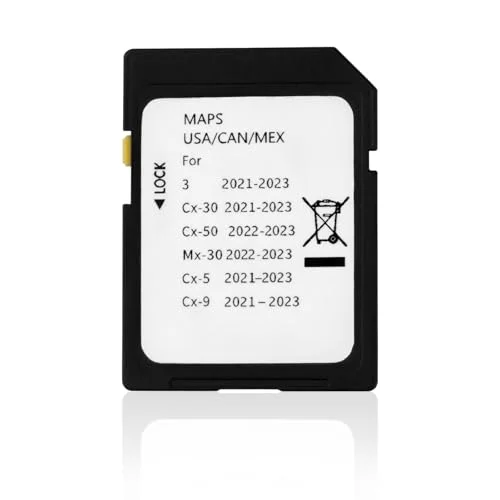Premium Car GPS Navigation SD Card Map Update for Select 2021-2023 Vehicle Models (Compatible with TD2K-66-EZ1) rqizg