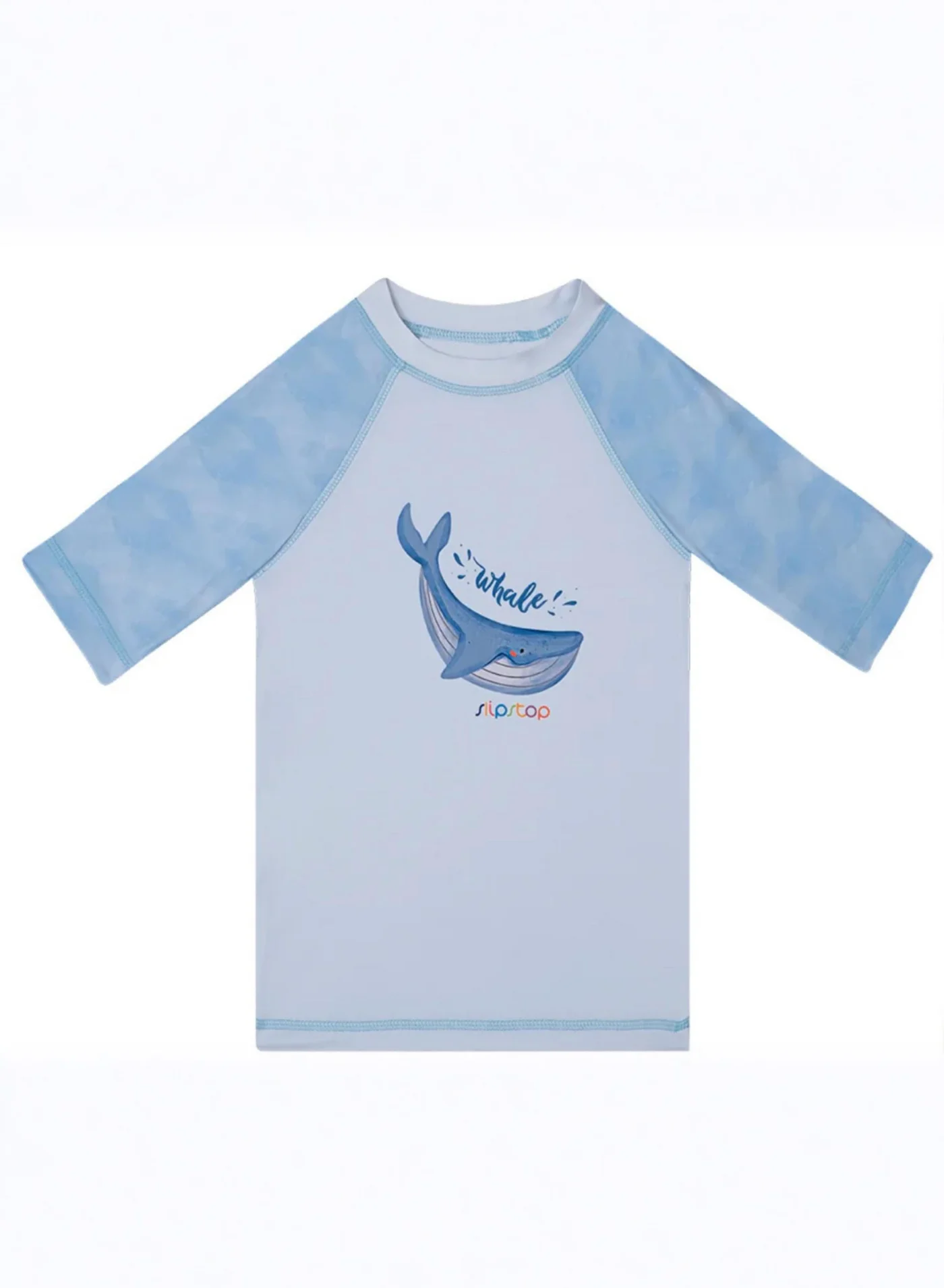 Slipstop Archy Junior Rashguard Premium UV Protection Swim Shirt (Kids, Blue, 128 cm) 9s1ax