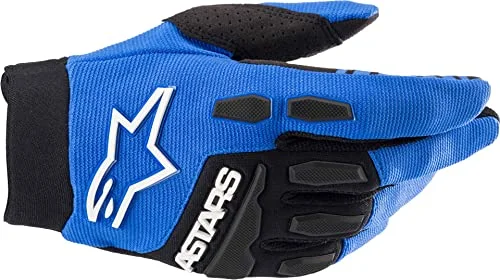 Full Bore Off-Road Motocross Gloves Premium Breathable Protective Gear (Blue/Black, Medium) o3e0e