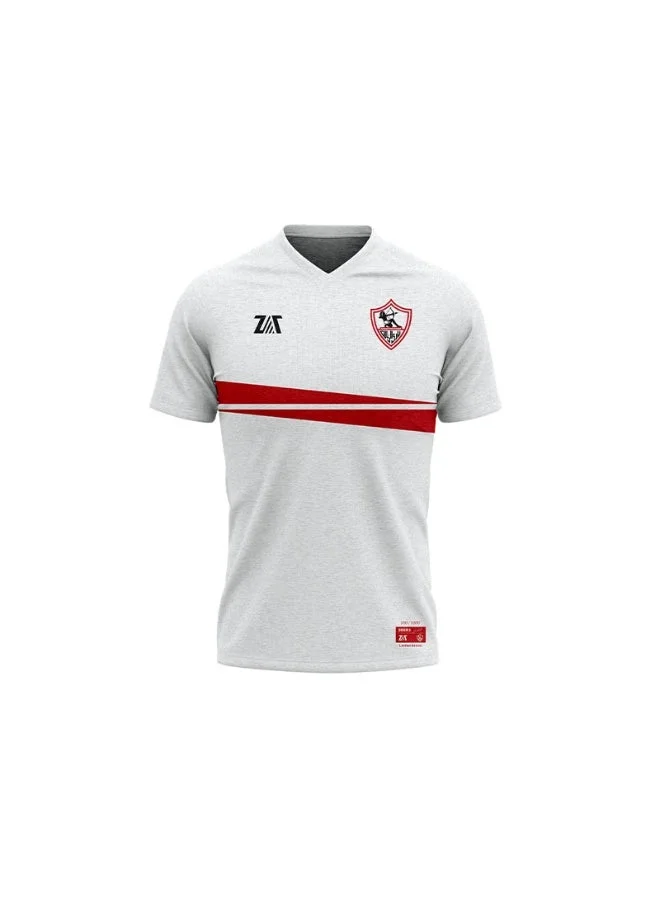 ZATOUTFIT Zamalek SC Home Jersey Limited Edition Shikabala Kids Football Shirt (White, Kids Size) 7re6p