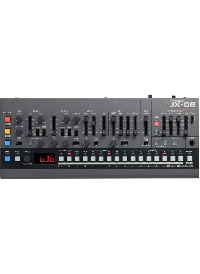Premium Tabletop Sound Module Boutique Synthesizer Compact Portable Audio Interface with Onboard Speakers evdnn
