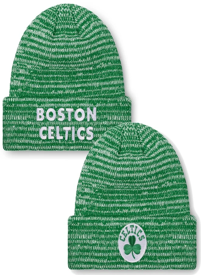 NBA Boston Celtics Knit Beanie Hat Winter Warm Cuffed Cap for Adults (Green, One Size) wuxop