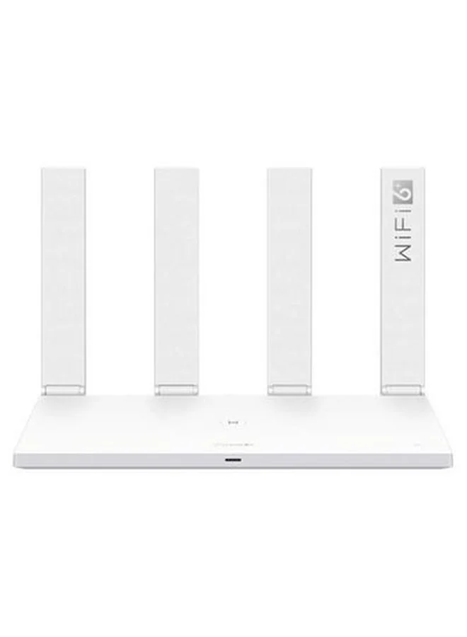 Premium Dual Core WiFi 6 Wireless Router High-Speed Internet Connectivity (White) t75ac
