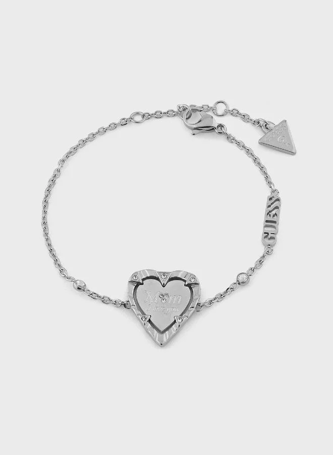Premium Rose Quartz Heart Chakra Bracelet (Natural Stone, Adjustable Size) 3x26i