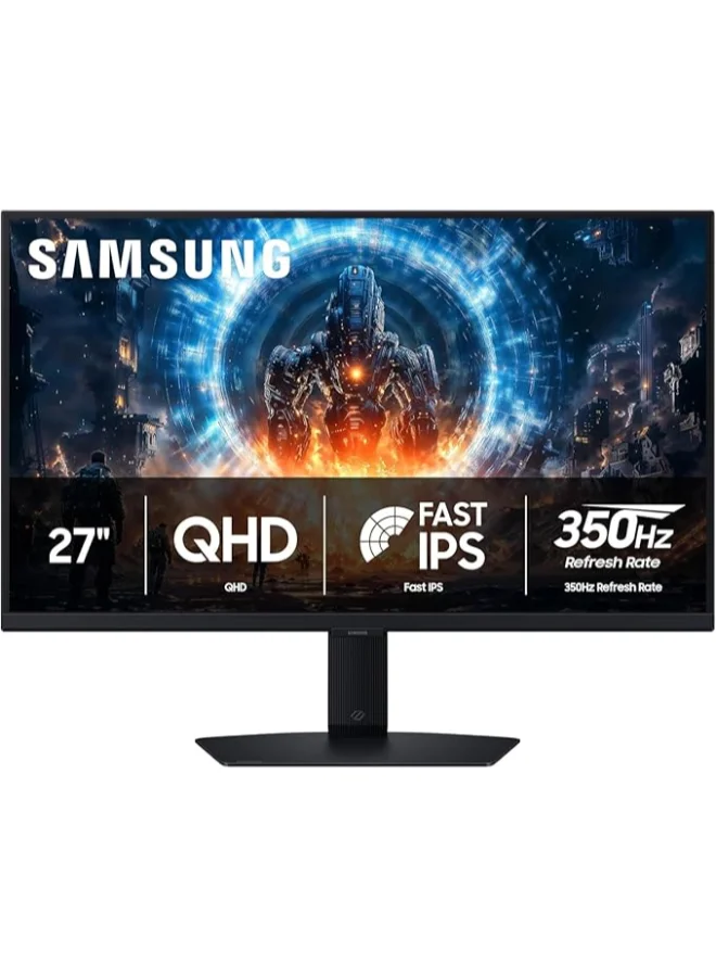 Ultra-HD 27-inch QHD Gaming Monitor 350Hz 1ms Response Time High-Performance Display with Pivot and Height Adjustable Stand (Black, 27-inch) 5ijtu
