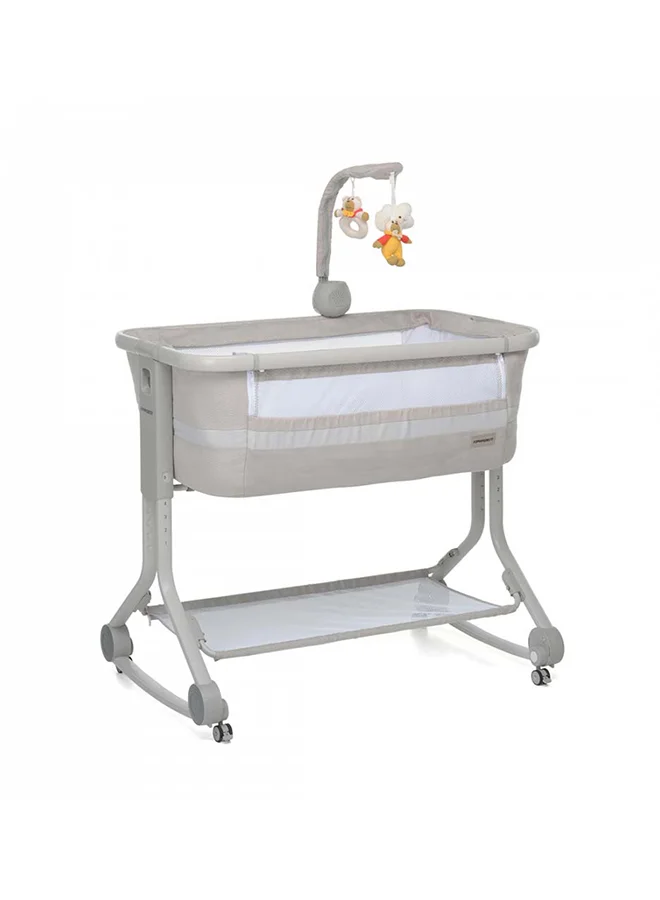 Premium Wooden Baby Crib for Nursery Greige (Single Pack) xa6n3
