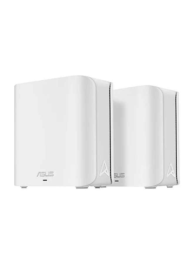 Premium Dual-Band Mesh WiFi 7 System, 3600 Mbps High-Speed Wireless Router, Dual 2.5G Ports, Smart Home Coverage (White, 2-Pack) 4ctym