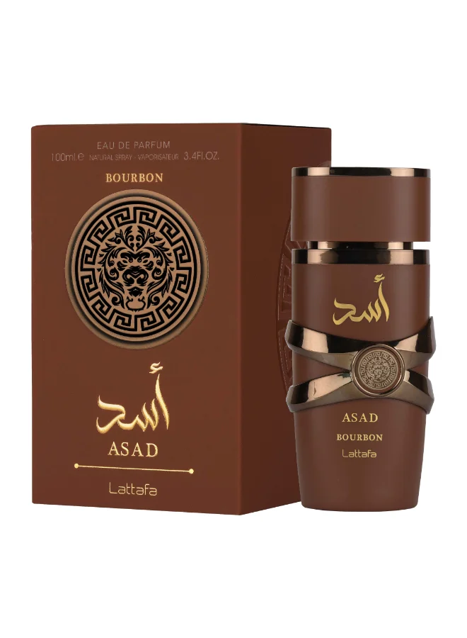 Lattafa Asad Bourbon Eau de Parfum Premium Fragrance for Men (100 mL) g9afy