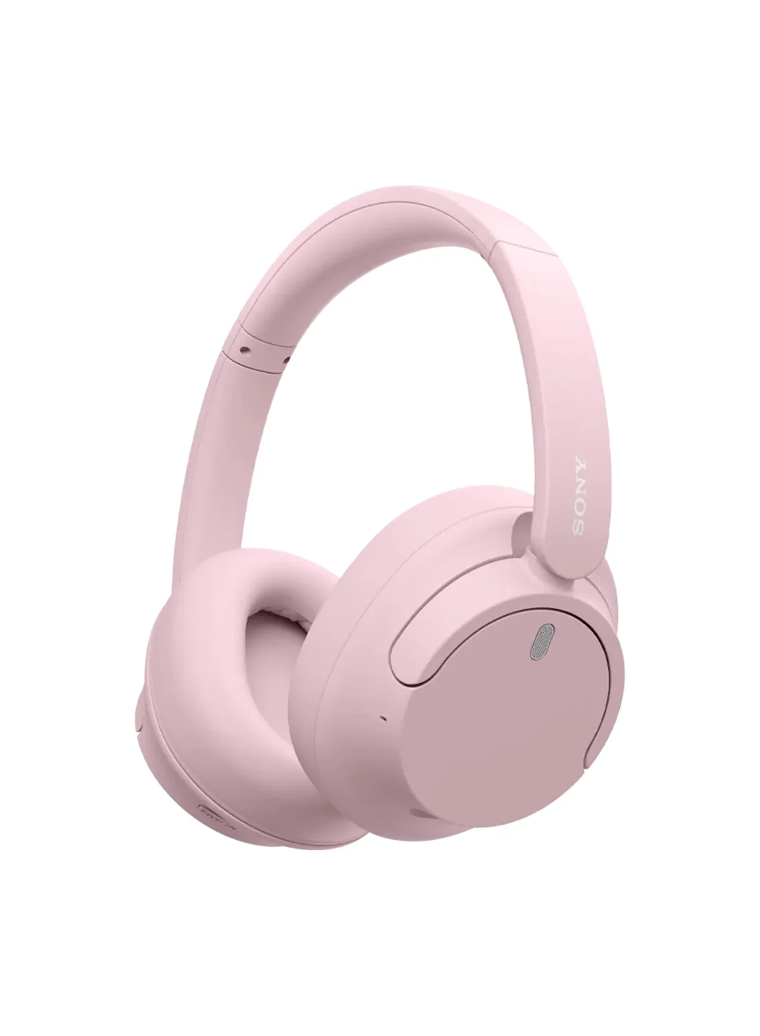 Premium Wireless Noise Canceling Over-Ear Headphones with Microphone (Pink, Adjustable Headband) ovtfj