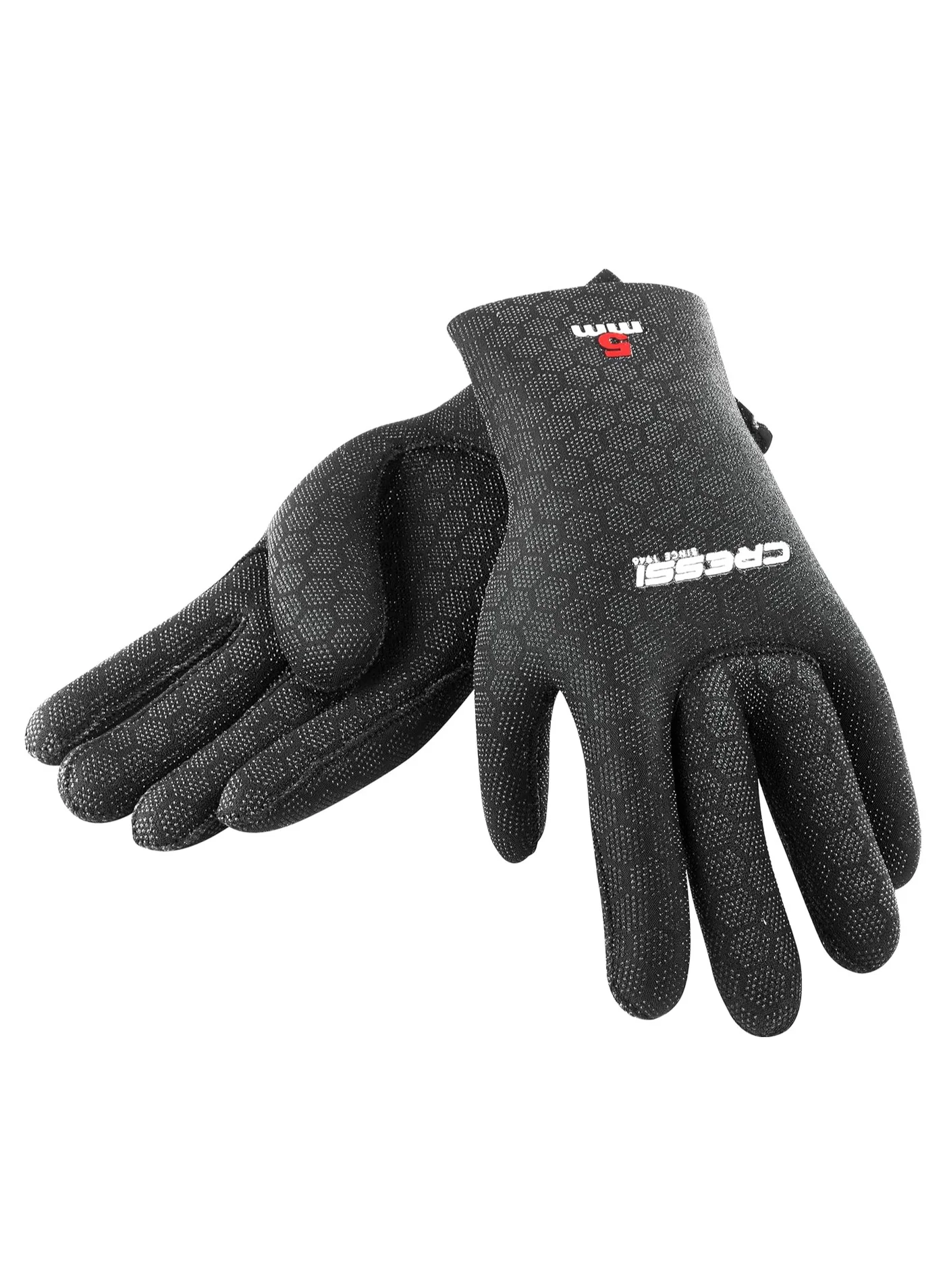 Premium Neoprene Scuba Diving Gloves (5mm, Black) High-Stretch Non-Slip Grip for Underwater Sports ltd3k