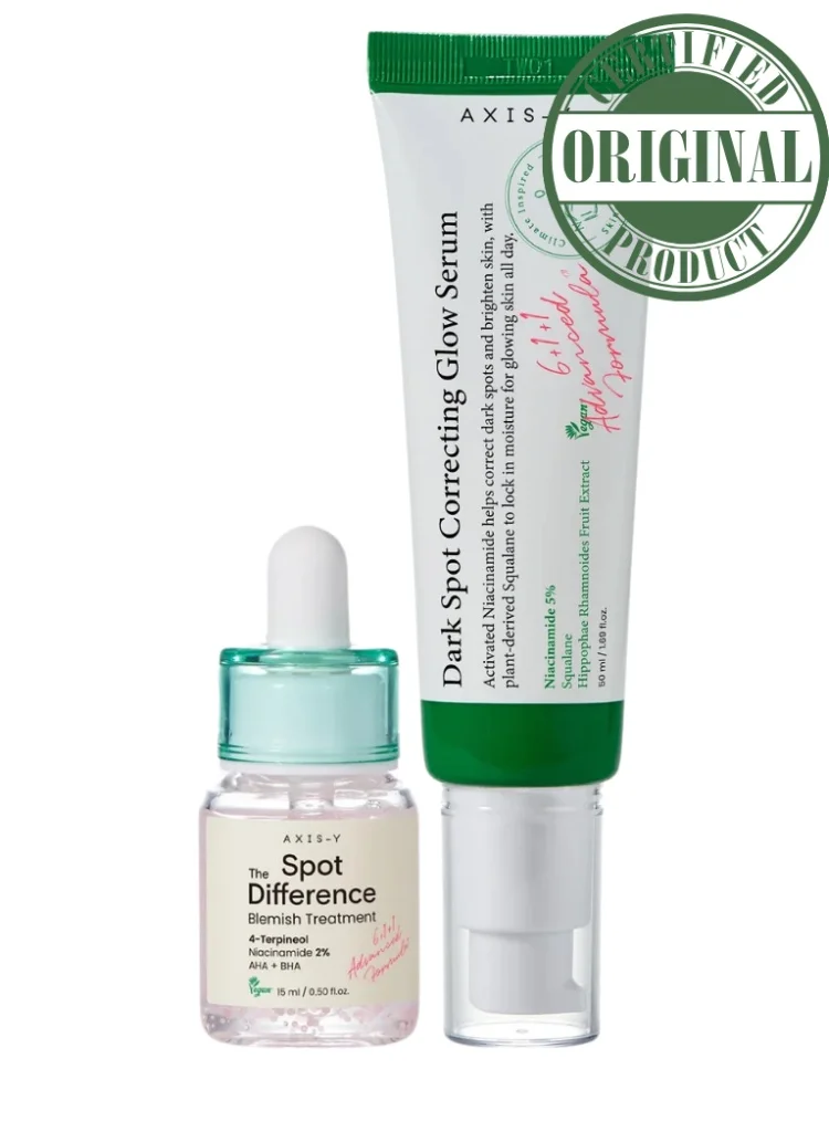 AXIS-Y Blemish Treatment and Dark Spot Correcting Glow Serum Set (15 mL + 50 mL) v9ket