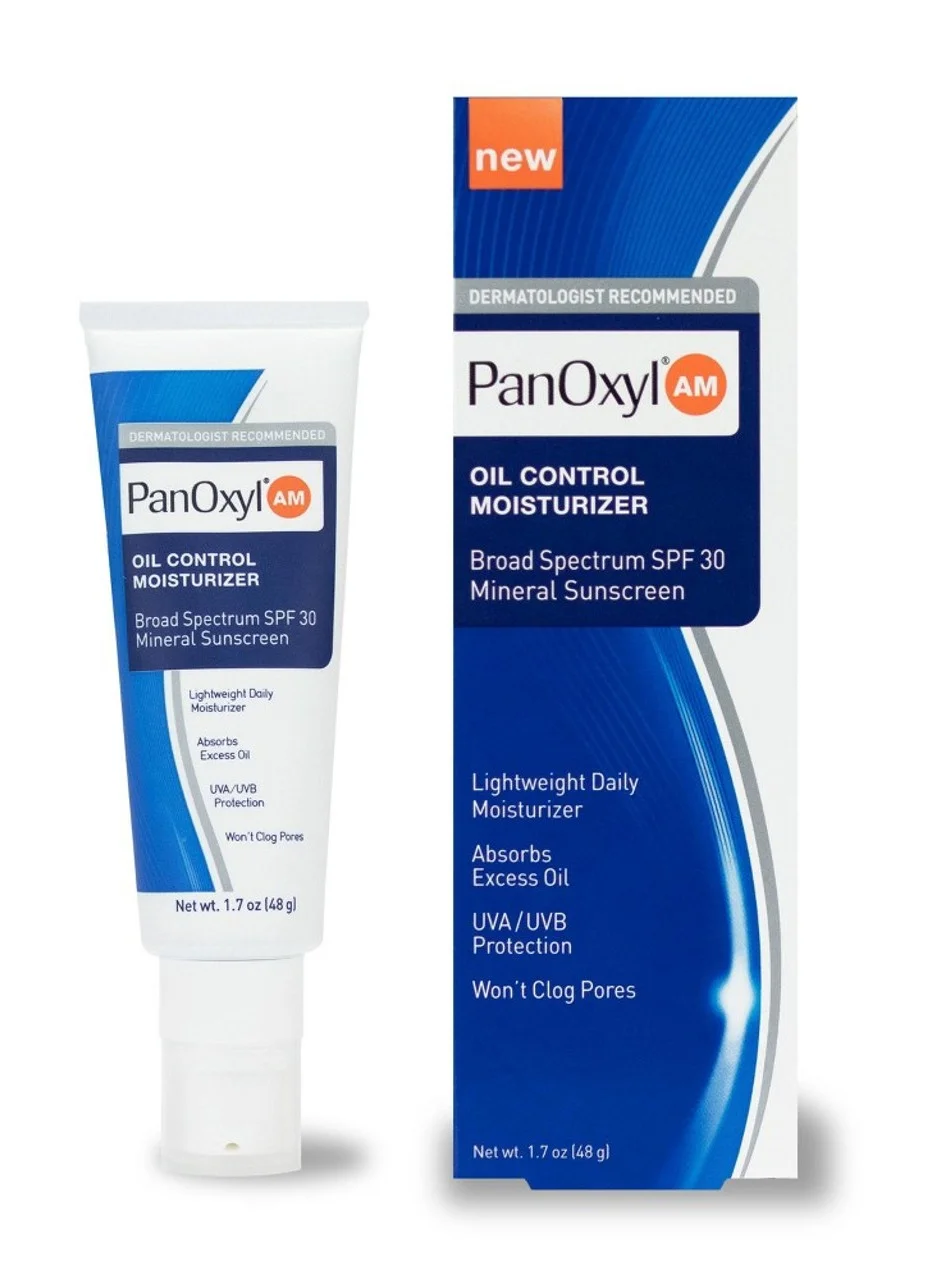 PanOxyl AM Oil Control Face Moisturizer SPF30 Mineral Sunscreen (48g) mgxf0