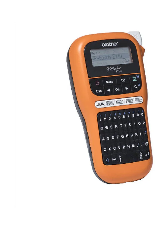 Premium Portable Label Printer Thermal Handheld Device (Orange, 15 cm) 5payy
