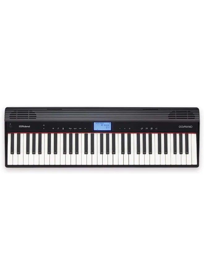Premium 61-Key Digital Piano Keyboard Portable Electronic Instrument for Beginners (Black, 61 Keys) m688h