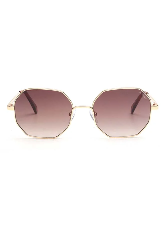 Blackout Women's Premium Fashion Sunglasses (Gold, 53 mm Lens) elstg