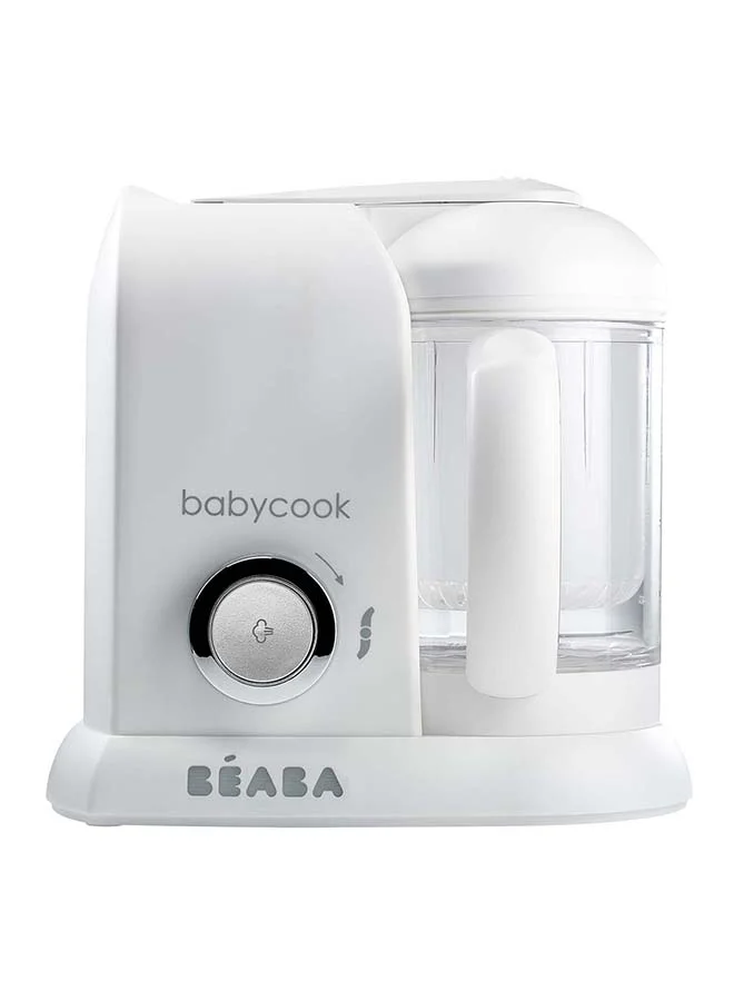 BEABA Babycook Solo 4-in-1 Baby Food Processor and Steamer (White, 800 mL) 00bdm