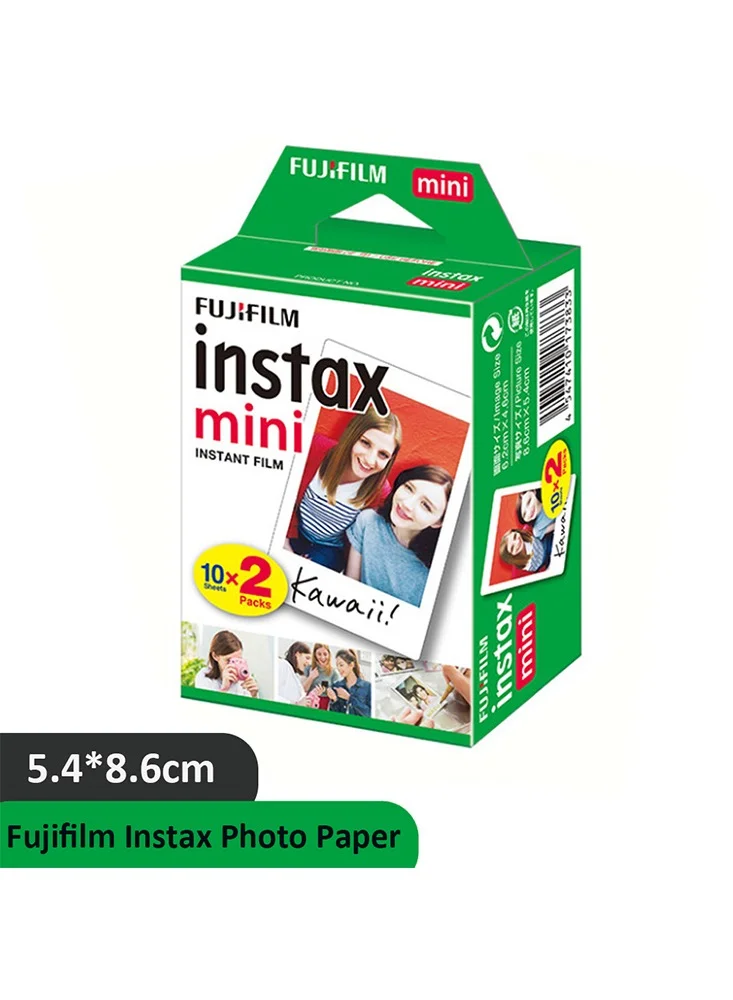 Instant Camera Photo Paper Film Sheets (20 Sheets, 8.6 cm x 5.4 cm) 3p2aa