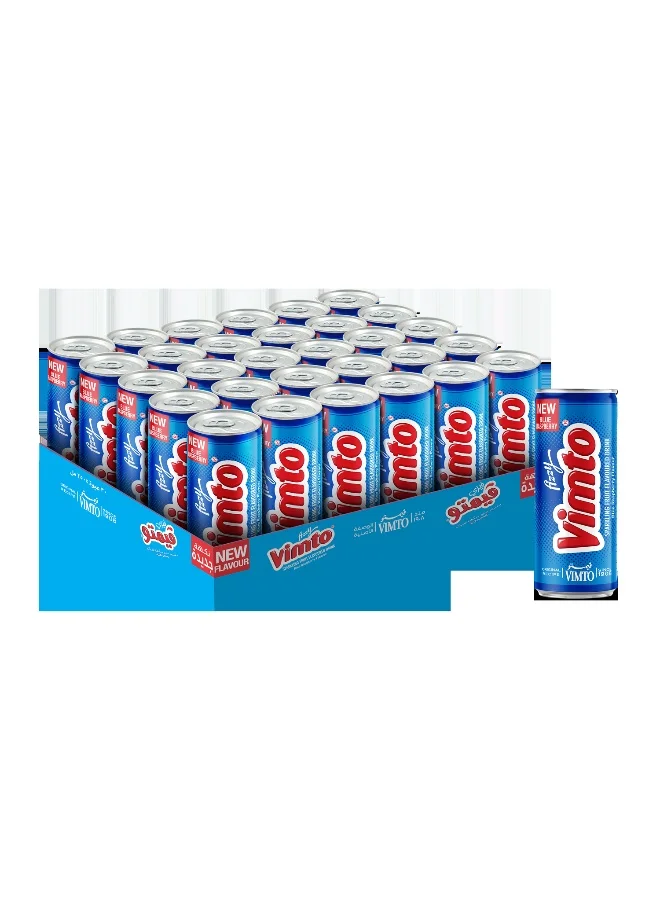 Vimto Blue Raspberry Fruit Flavored Refreshing Drink (30 x 250 mL) 9afa0