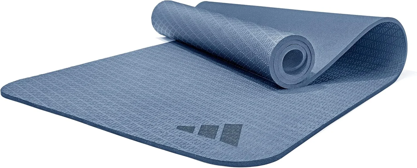 Premium Non-Slip Yoga Mat Extra Thick Cushion for Stability and Comfort (Preloved Ink, 10mm) tvsrf