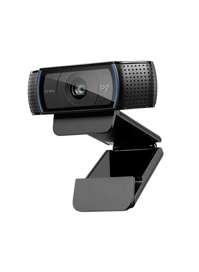 Premium Full HD 1080p Streaming Webcam with Autofocus and Stereo Audio (Black) x0rxa
