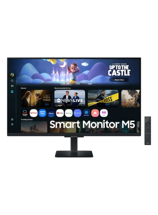 Ultra-HD 32-inch Smart Monitor FHD LED Display with Integrated Streaming Apps and Gaming Hub (Black, 81 cm) jclh0