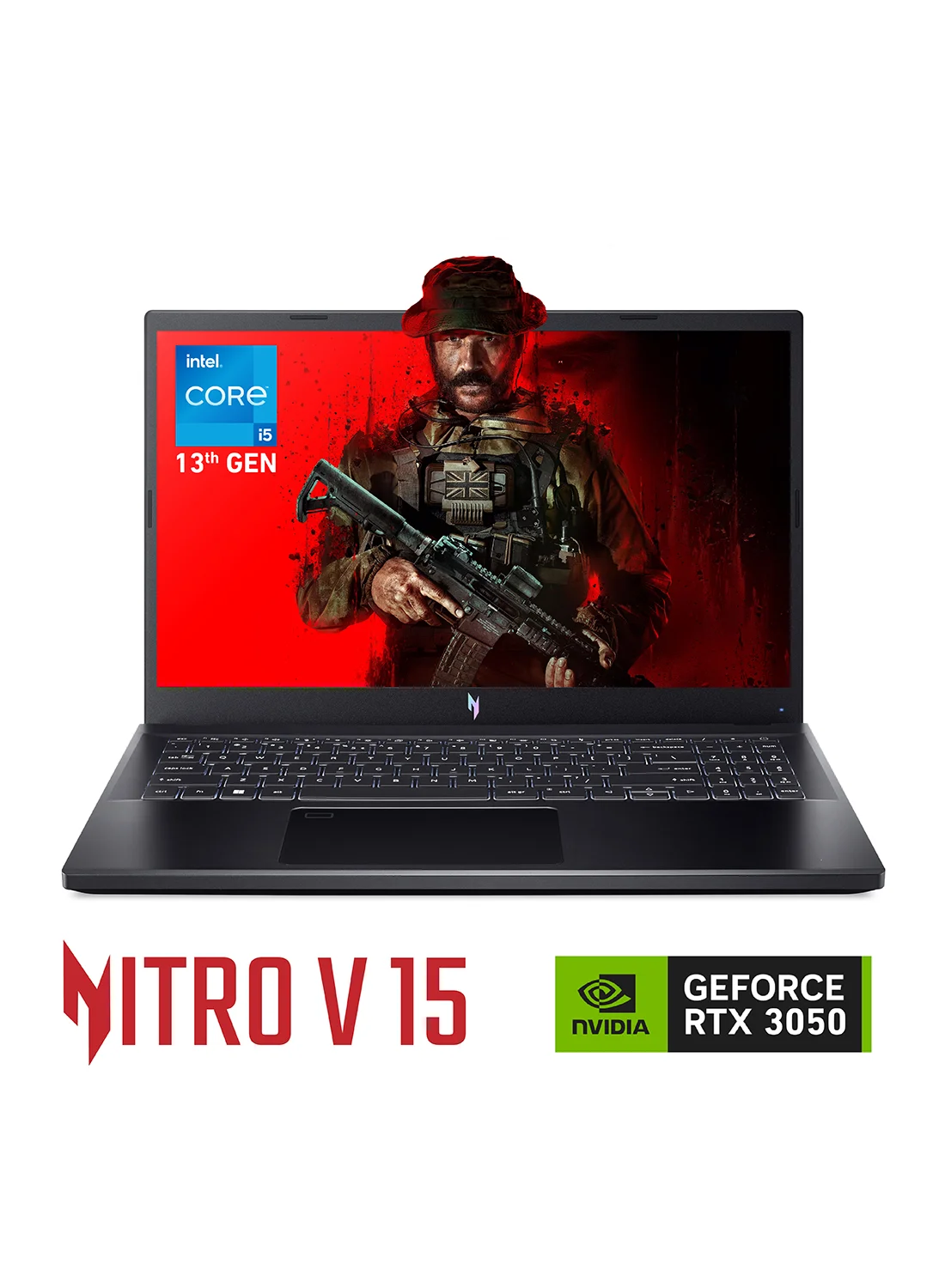 Premium Gaming Laptop 15.6 Inch FHD 144Hz Display Intel Core i5 8GB RAM 512GB SSD RTX 3050 Graphics (Obsidian Black, 15.6 Inch) op95a