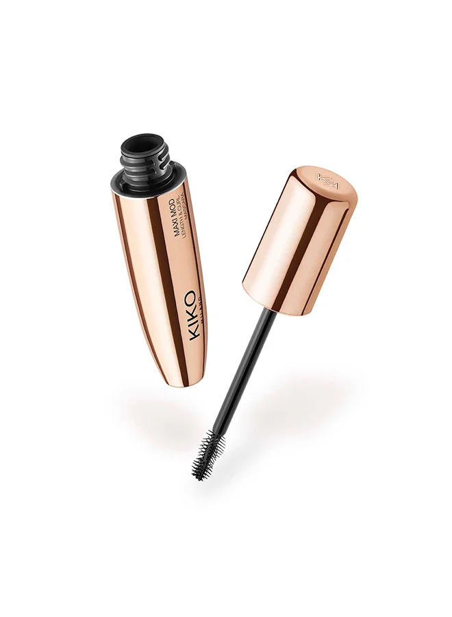 KIKO MILANO Maxi Mod Length & Curl Mascara Premium Defining Formula (Black, 12 mL) u35wm