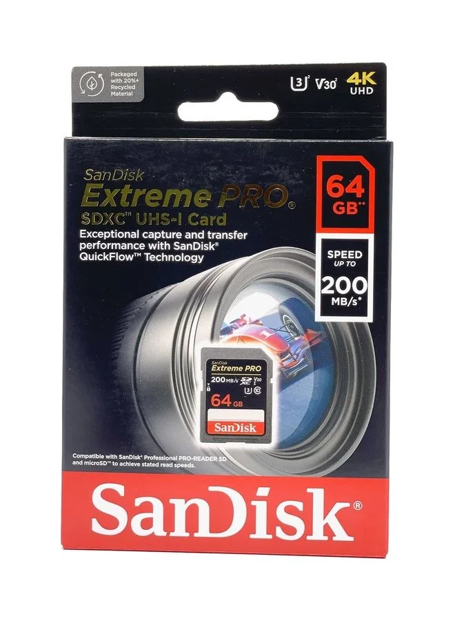 Premium High-Speed Memory Card 64GB UHS-I SDXC Professional Storage for Cameras and Camcorders mcdkf