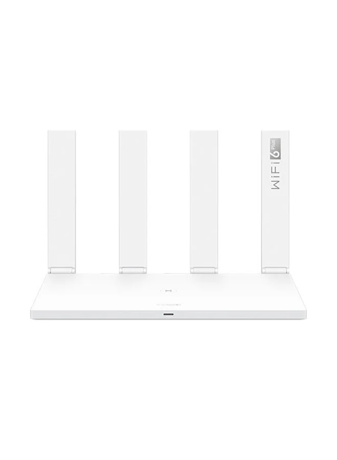 Smart WiFi AX3 Dual Core Router Wi-Fi 6 Plus 3000 Mbps High-Speed Wireless Network Device (White, 1 Unit) 5i3l4