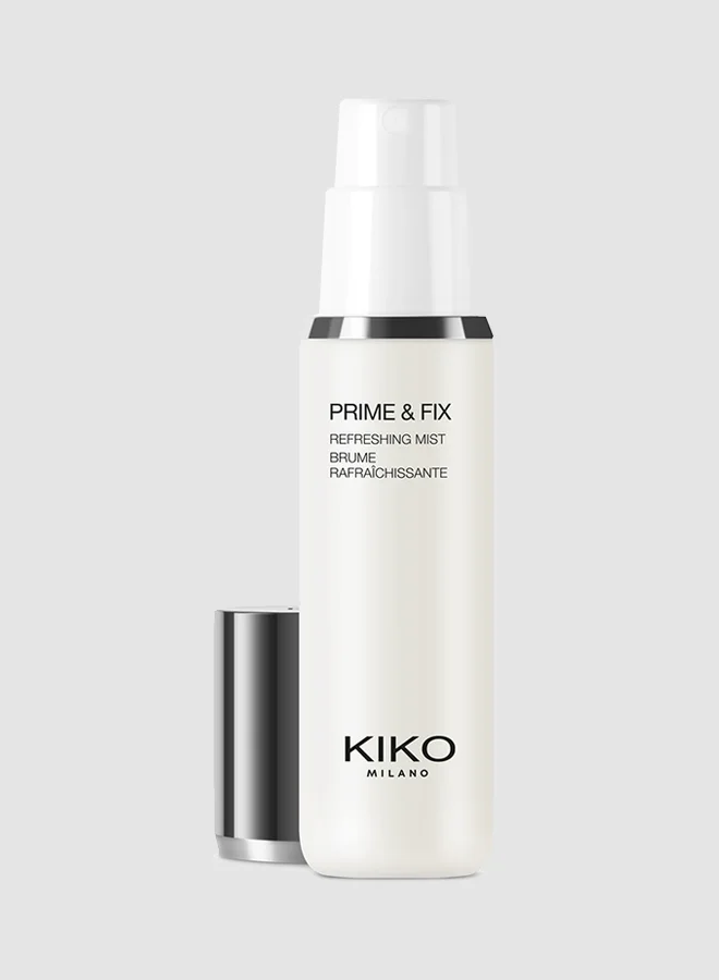 KIKO MILANO Prime & Fix Refreshing Mist Lightweight Hydrating Face Spray for All Skin Types (Clear, 100 mL) pwa25