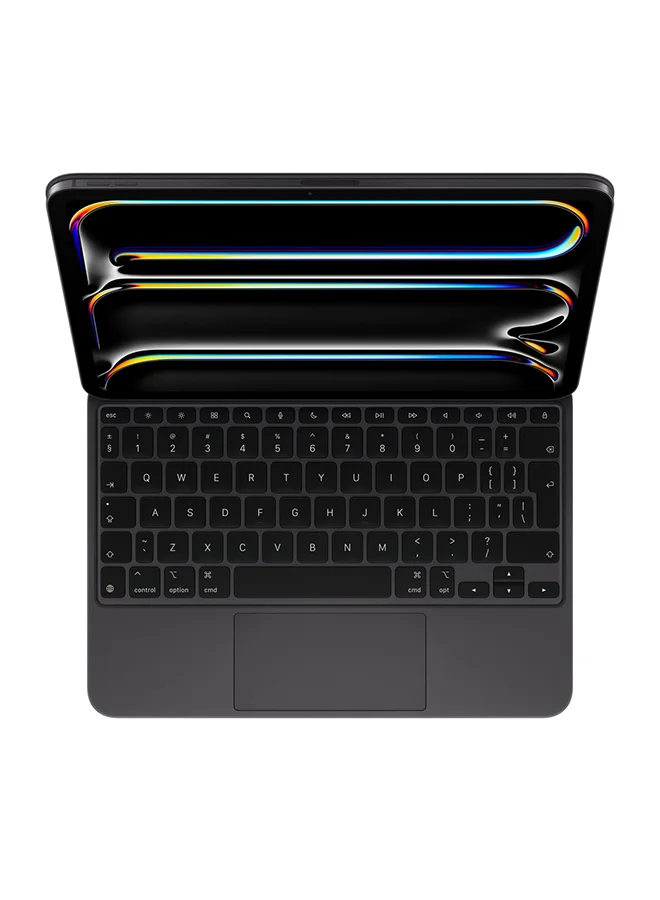 Premium Smart Tablet Keyboard Case with Trackpad and Function Row for 11-inch Tablets (Black, 11-inch) oj5pn