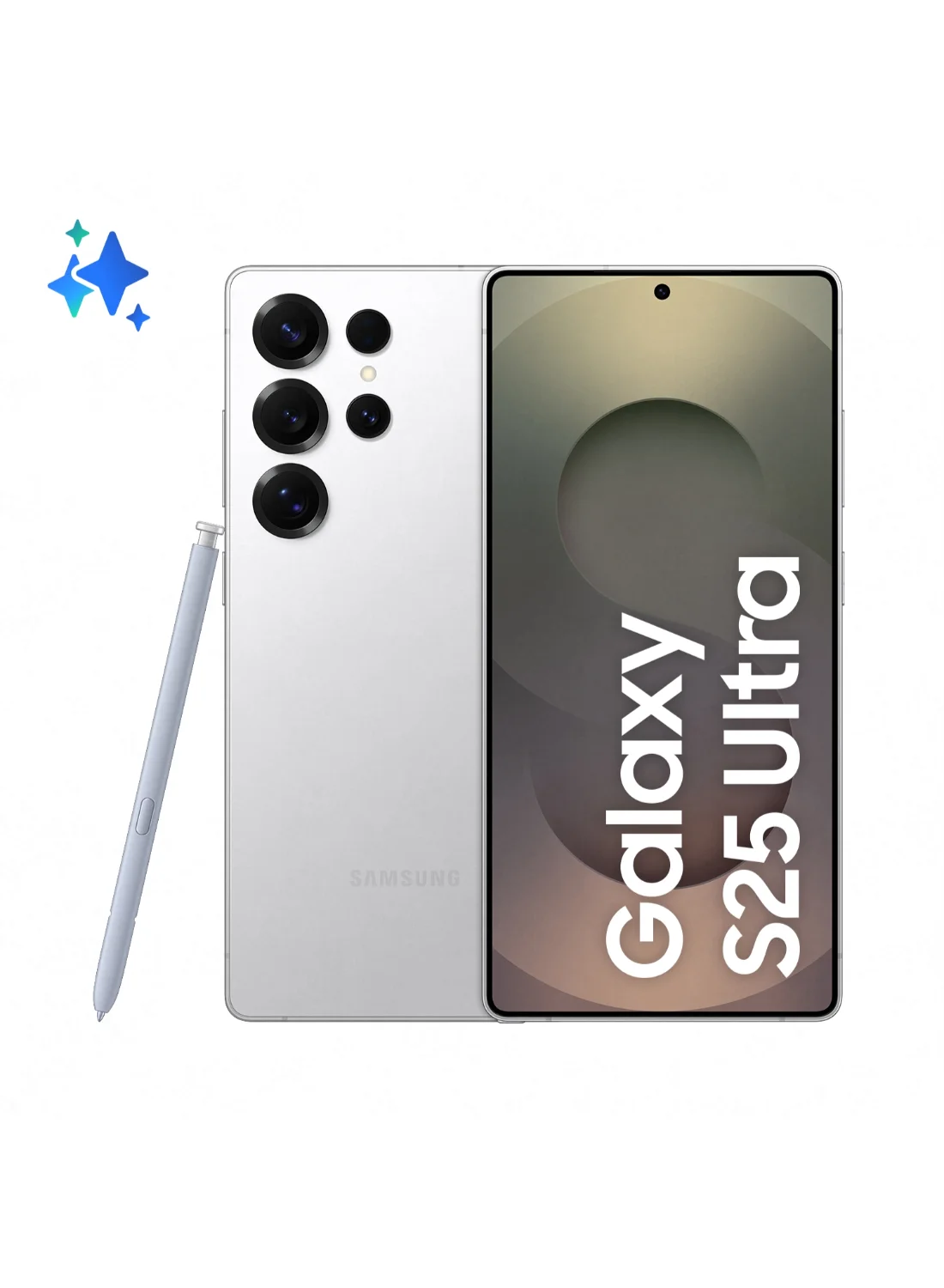 Ultra-HD S25 Ultra 5G Smartphone Titanium Whitesilver (12GB RAM, 1TB Storage, Dual SIM, 6.9-inch Display) mohq9