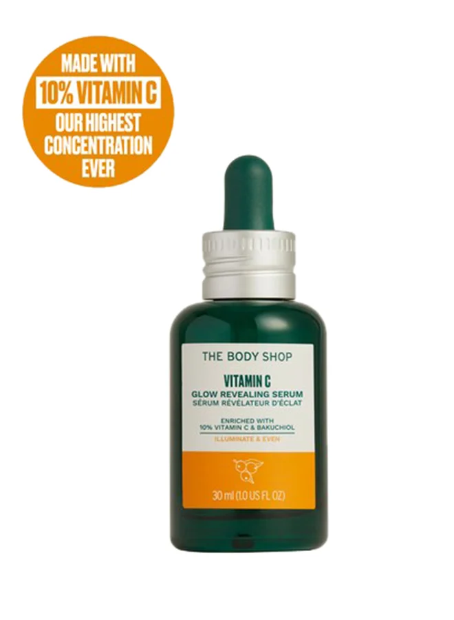 THE BODY SHOP Vitamin C Glow-Revealing Face Serum with Bakuchiol for Radiant Skin (30 mL) gu2nw