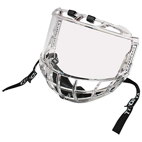 Premium Hockey Full Face Shield Visor Helmet Combo (Clear, Senior Adult) usfz4