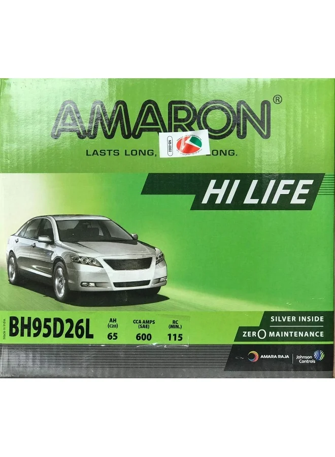 Premium Automotive Maintenance-Free Battery 12V 65AH 95D26L-MF High-Performance Power Source 6s76c