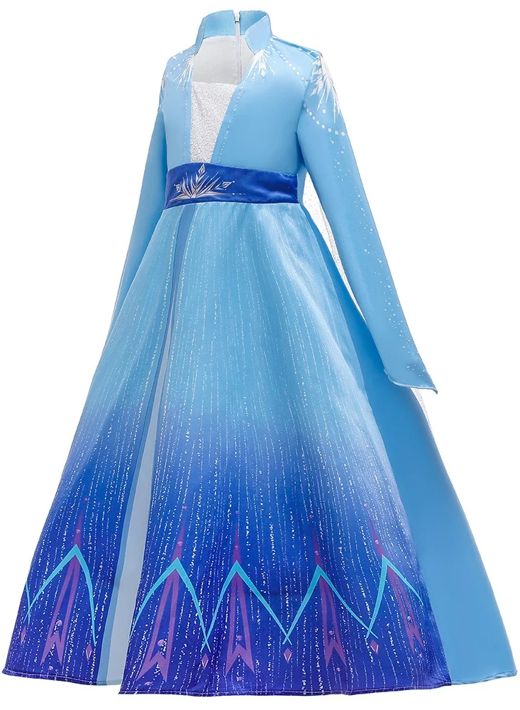 XiuWoo Princess Cosplay Dress Premium Polyester Costume for Kids (Pink, 120 cm) 5h5k5