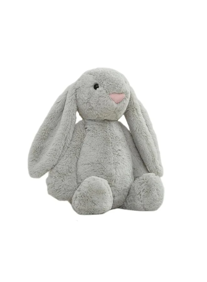 Abley's Weighted Plush Bunny Stuffed Animal, Sensory Support Soft Rabbit Toy for Kids (Grey, 1.81kg) lsqsj
