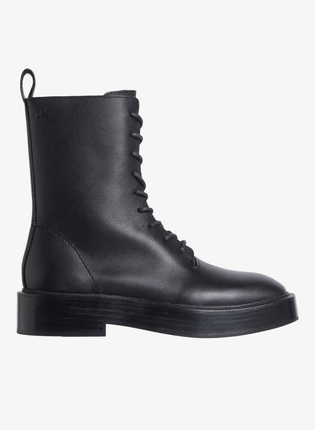 Premium Leather Lace-Up Boots for Men Durable Ankle Footwear (Black, 42 EU) bmv44